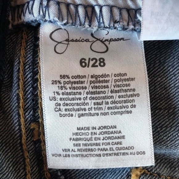 Jessica Simpson High Rise Skinny Jean / size 6/28 / - Picture 9 of 15